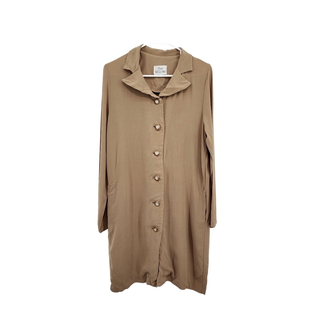 Tiar Bellomo Women's Vintage 100% Rayon Button Front Dress - M